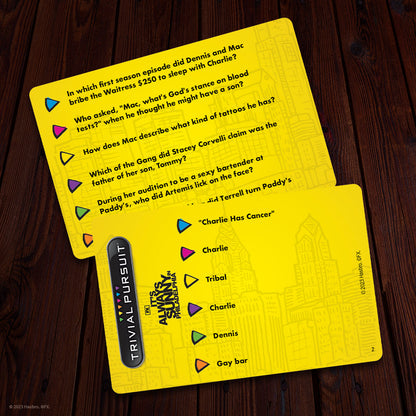 TRIVIAL PURSUIT®: It's Always Sunny in Philadelphia - Board game giải đố Trivia - The Op Games