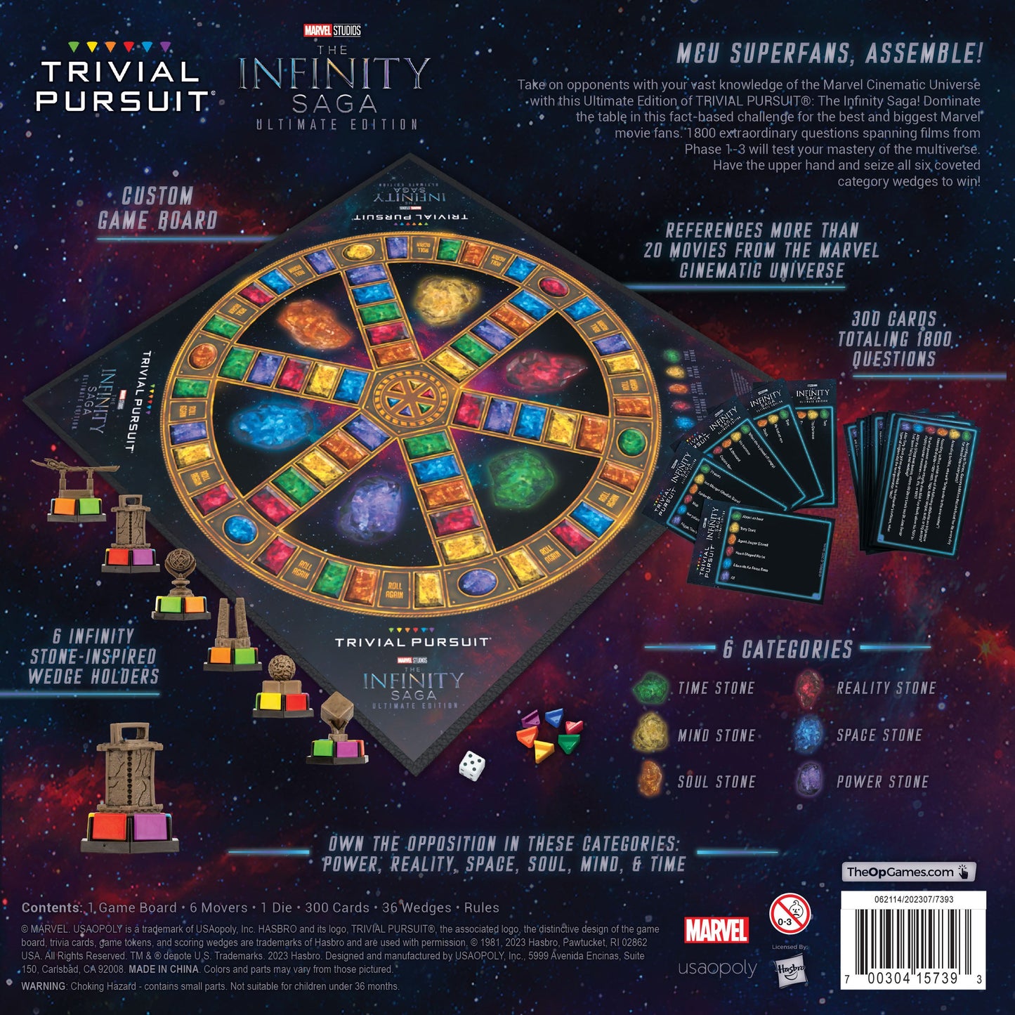 TRIVIAL PURSUIT®: Marvel Cinematic Universe Ultimate Edition - Board Game Đố Vui Marvel - The Op Games