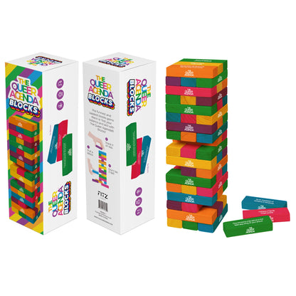 The Queer Agenda - BLOCKS! - Trò Chơi Rút Gỗ Pride - Fitz Games