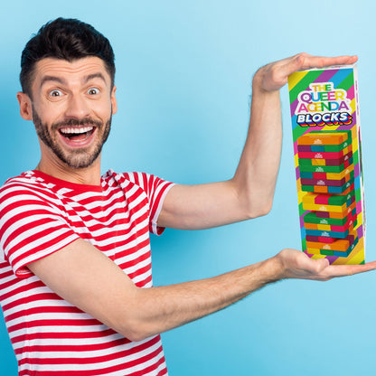 The Queer Agenda - BLOCKS! - Trò Chơi Rút Gỗ Pride - Fitz Games