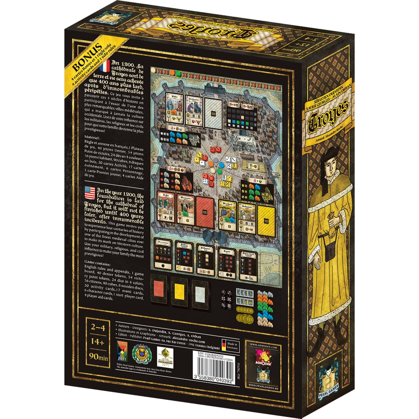 Troyes Board Game - Board Game Chiến Thuật Trung Cổ - Pearl Games