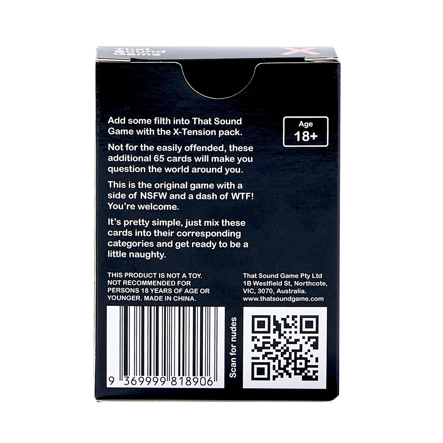 That Sound Game - X-tension Pack | Board Game Thẻ Bài Mở Rộng 18+ | That Sound Game