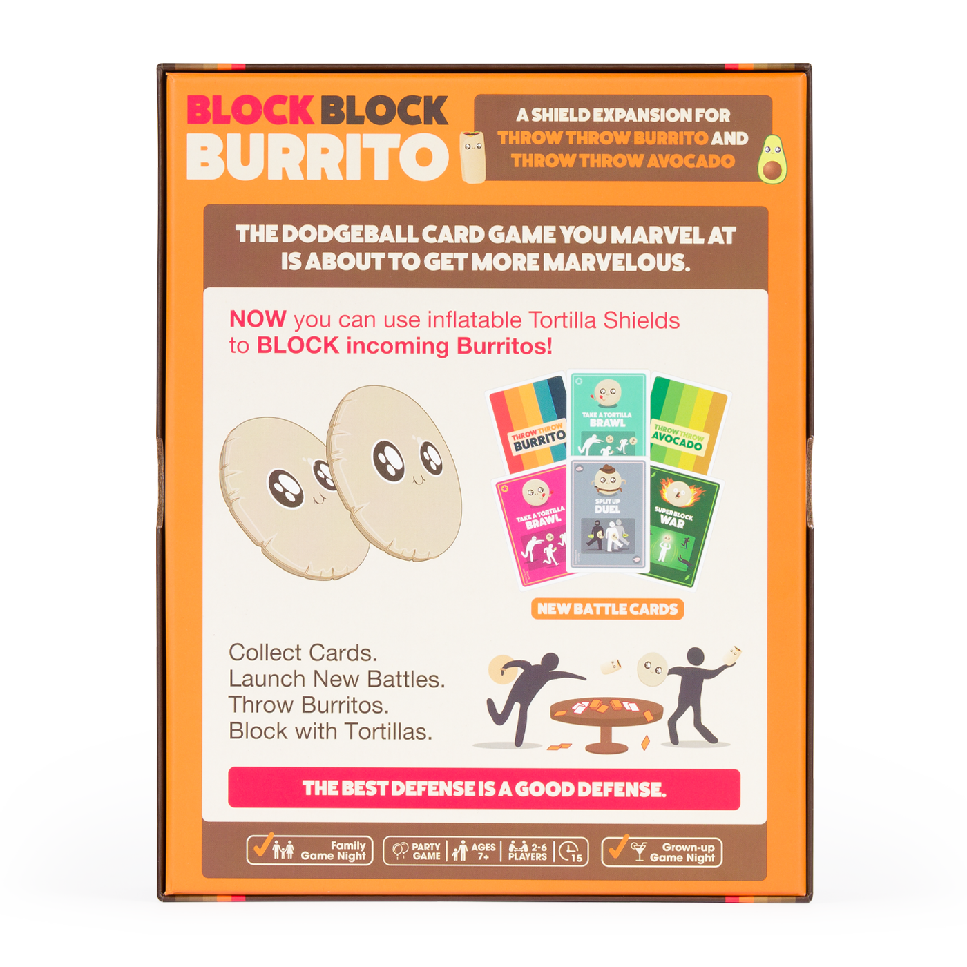 Block Block Burrito - The Throw Throw Expansion - Bản mở rộng trò chơi thẻ bài - Exploding Kittens