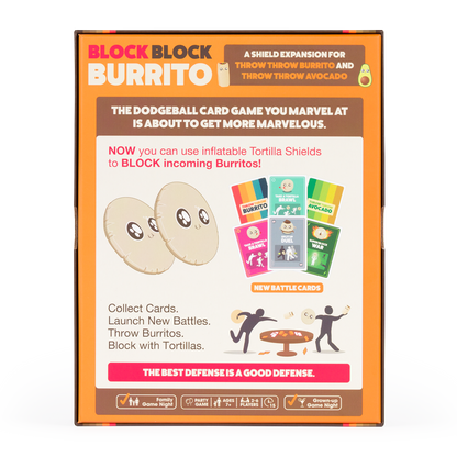Block Block Burrito - The Throw Throw Expansion - Bản mở rộng trò chơi thẻ bài - Exploding Kittens