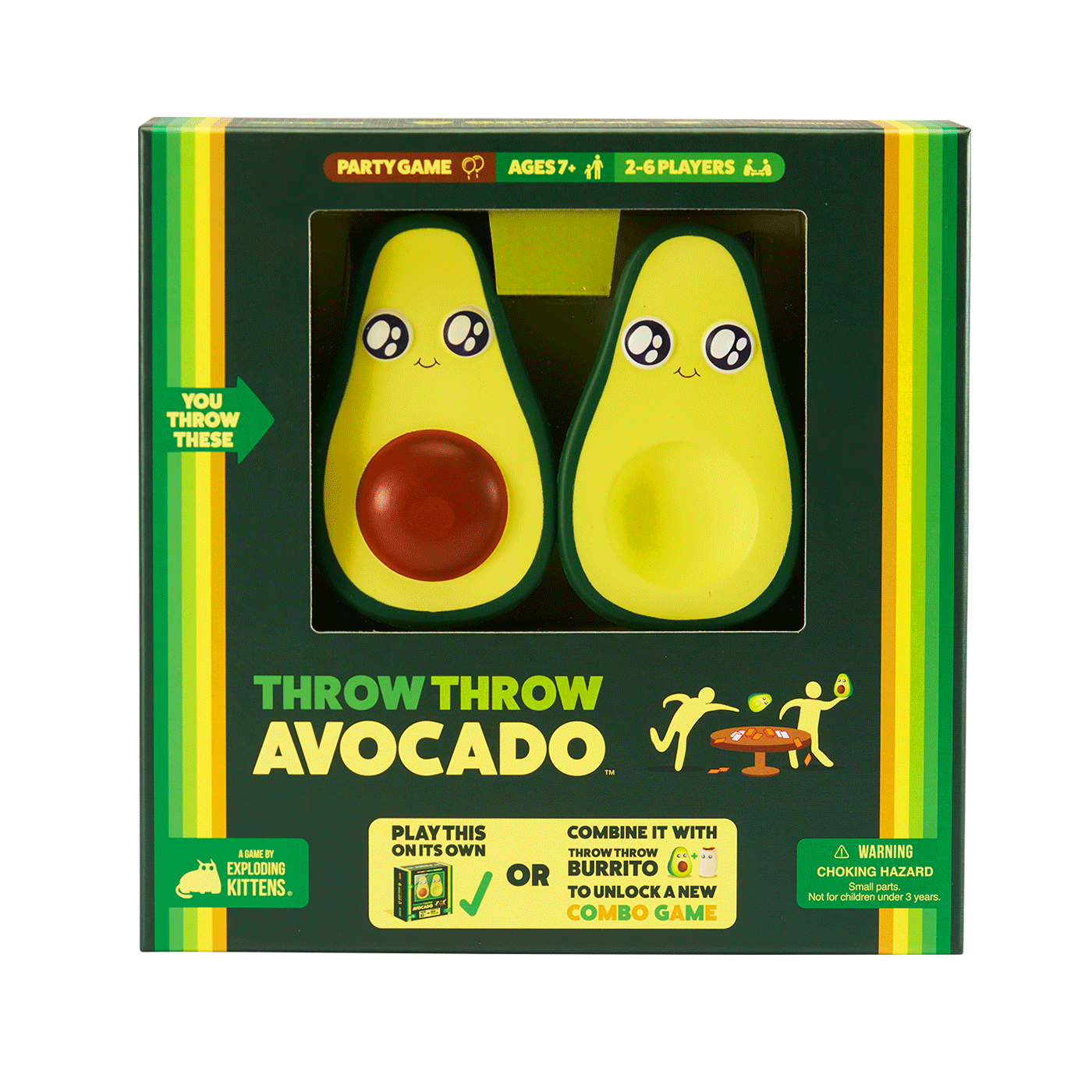 Throw Throw Avocado - Trò chơi thẻ bài né bóng - Exploding Kittens