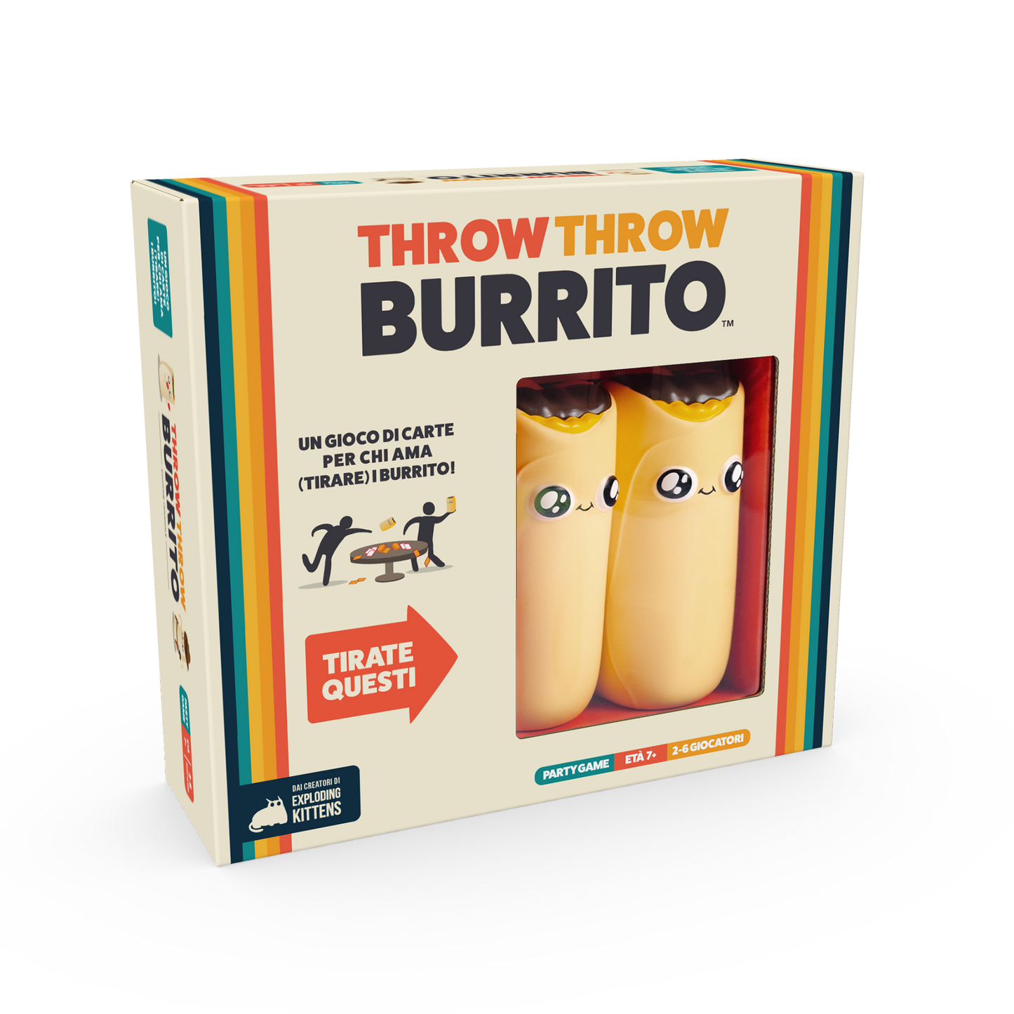 Throw Throw Burrito - Trò chơi thẻ bài ném bóng né - Exploding Kittens