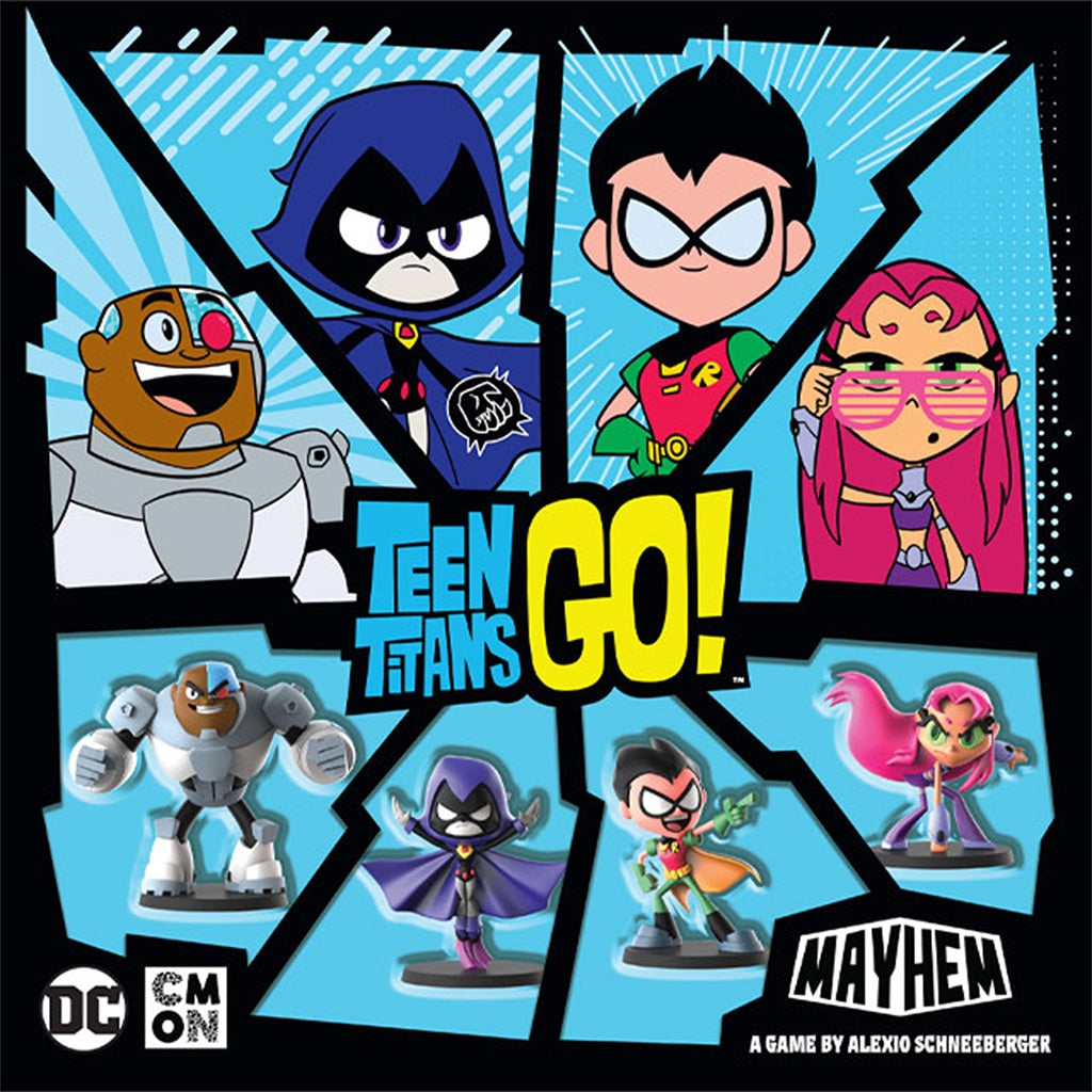 Teen Titans Go! Mayhem Board Game - Board Game Chiến Thuật Trẻ Em - CMON