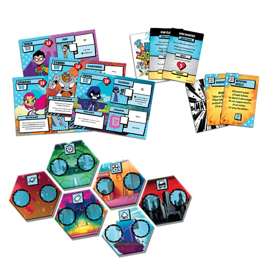 Teen Titans Go! Mayhem Board Game - Board Game Chiến Thuật Trẻ Em - CMON