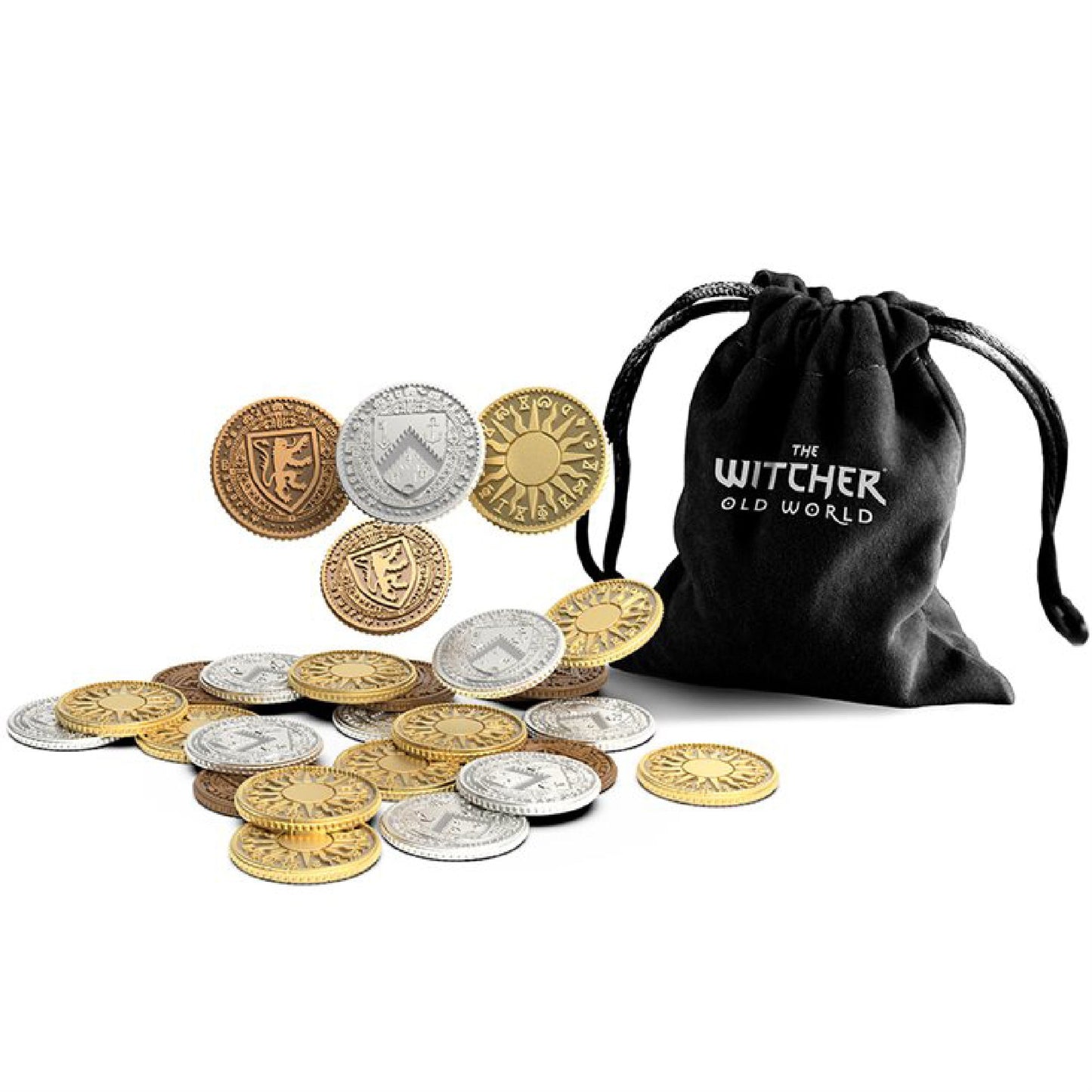 The Witcher Board Game Metal Coins - Bộ Đồng Xu Kim Loại Nâng Cấp - Go On Board