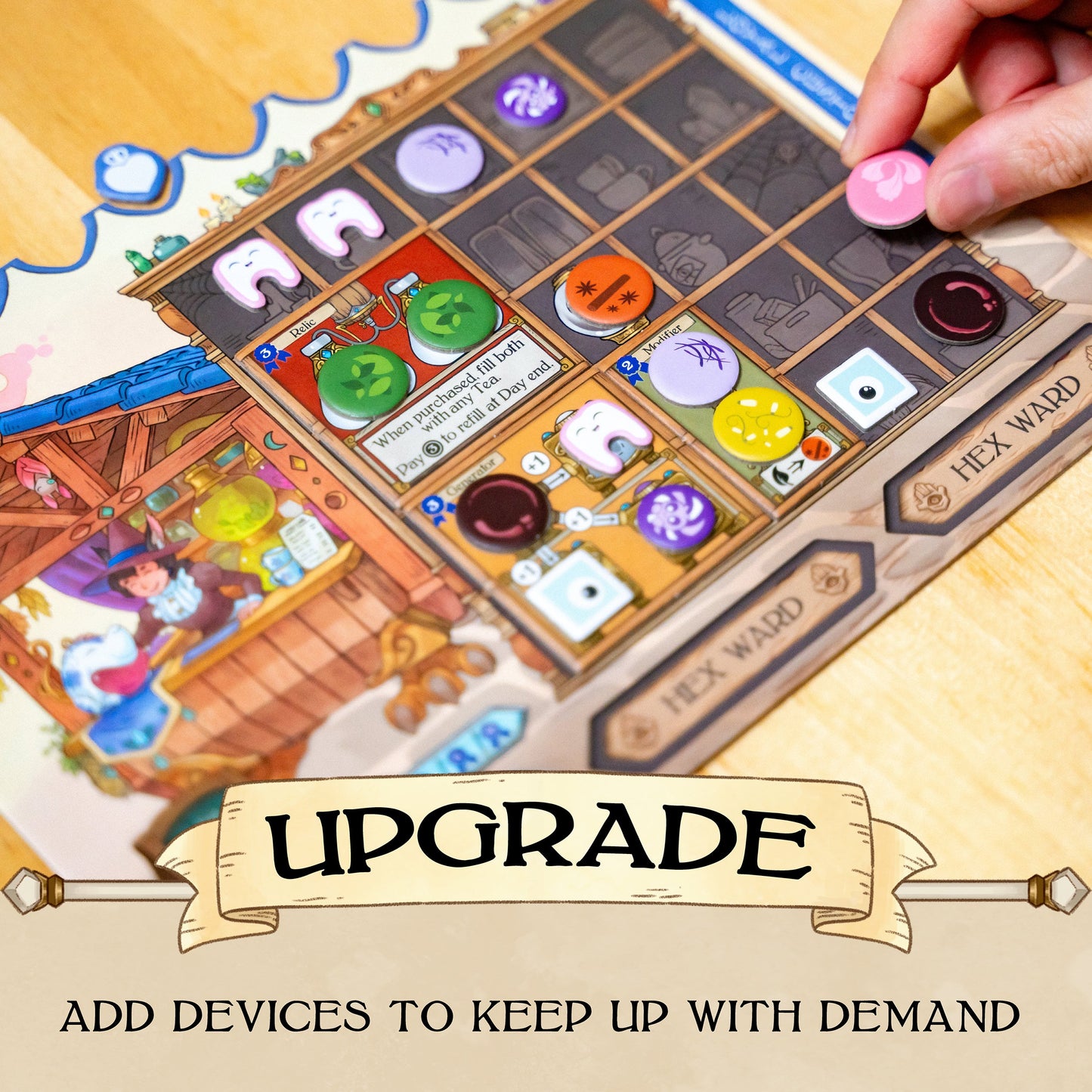 Tea Witches - Board Game Quản Lý Tiệm Trà Pháp Thuật - The Op Games