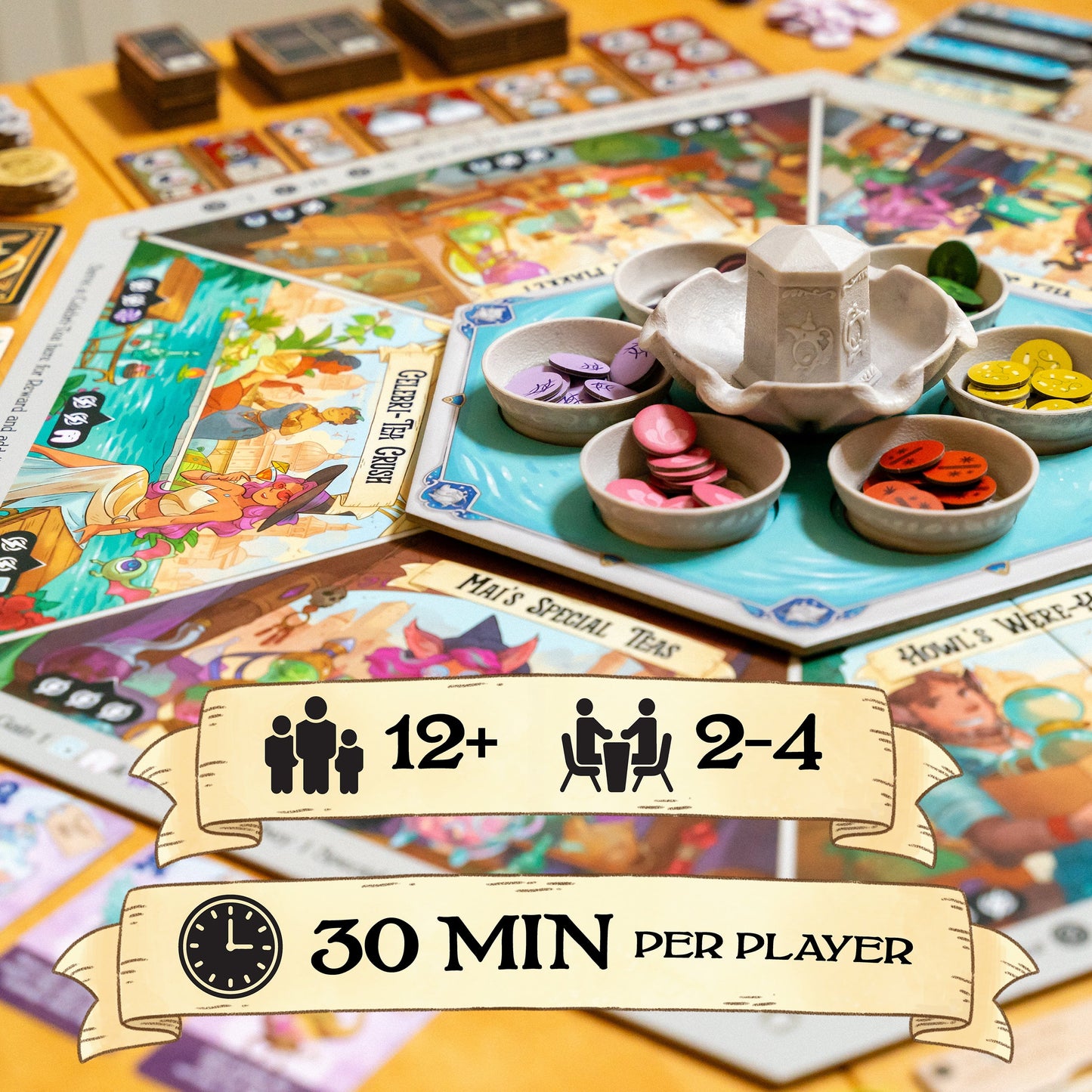 Tea Witches - Board Game Quản Lý Tiệm Trà Pháp Thuật - The Op Games