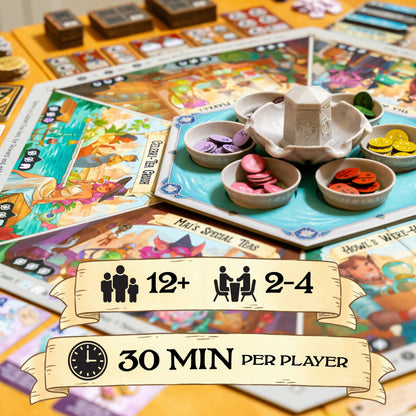 Tea Witches - Board Game Quản Lý Tiệm Trà Pháp Thuật - The Op Games