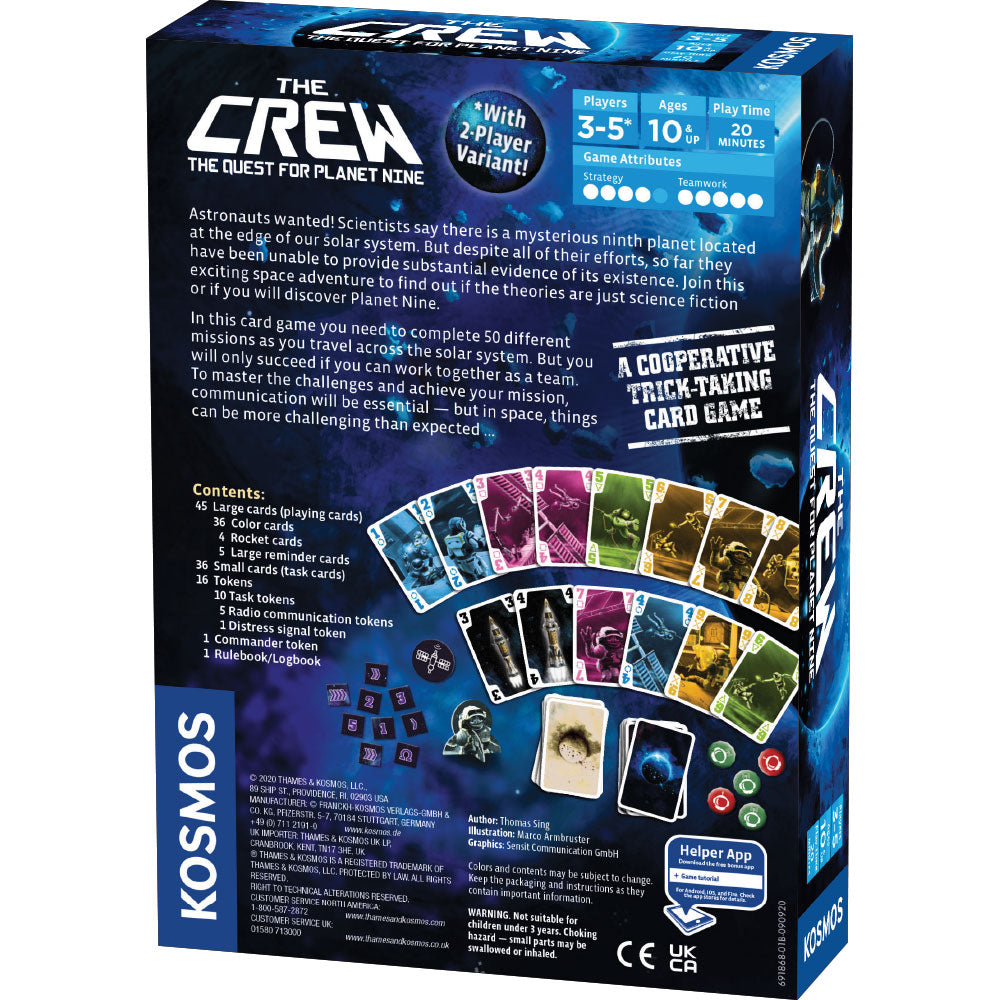 The Crew: The Quest For Planet Nine - Board Game Thẻ Bài Chiến Thuật Hợp Tác - Thames & Kosmos