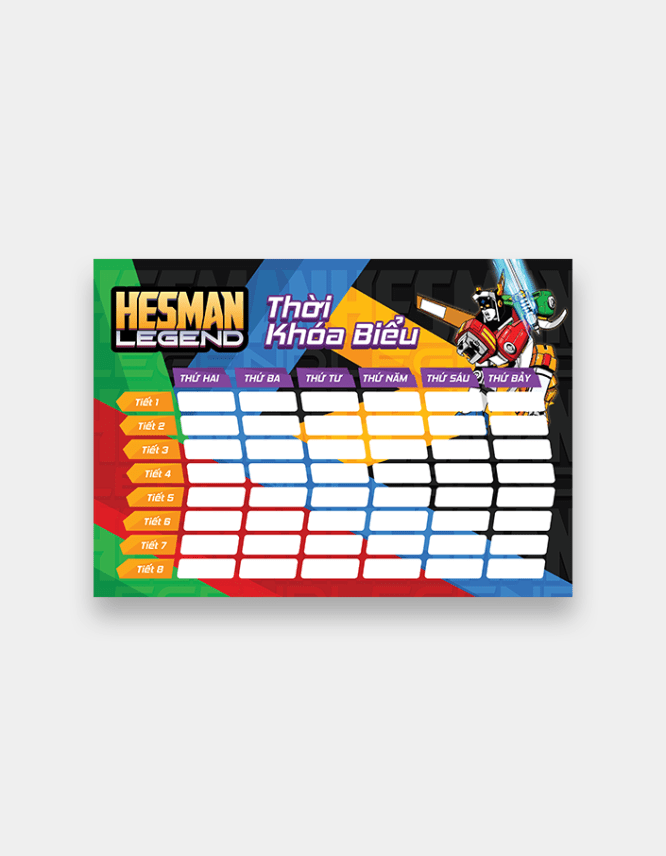 Thời khóa biểu Hesman