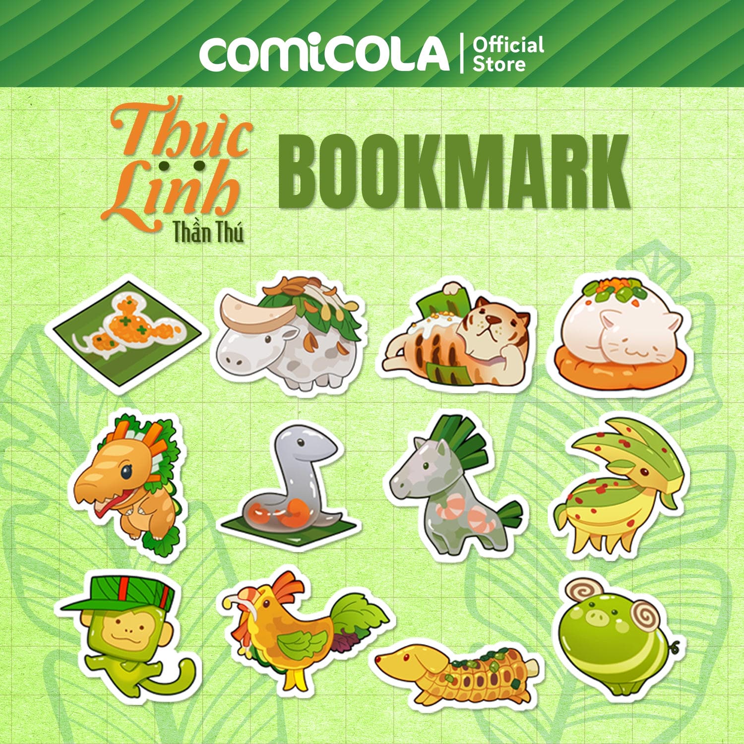 Bookmark nam châm Thực Linh Thần Thú