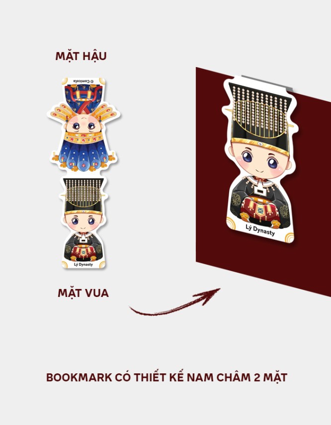 Bookmark nam châm Triều Phục Hoàng Gia