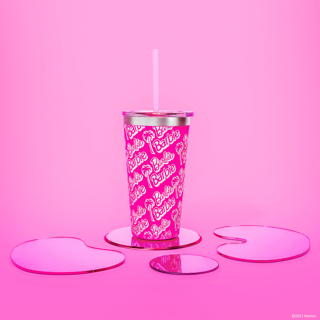 Barbie™ X Dragon Glassware® Tumbler - 16 Oz - Bình Giữ Nhiệt Thép Không Gỉ Mattel Mattel - ảnh 2 - Đồ sưu tầm