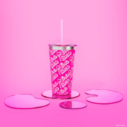 Barbie™ X Dragon Glassware® Tumbler - 16 Oz - Bình Giữ Nhiệt Thép Không Gỉ Mattel Mattel - ảnh 2 - Đồ sưu tầm