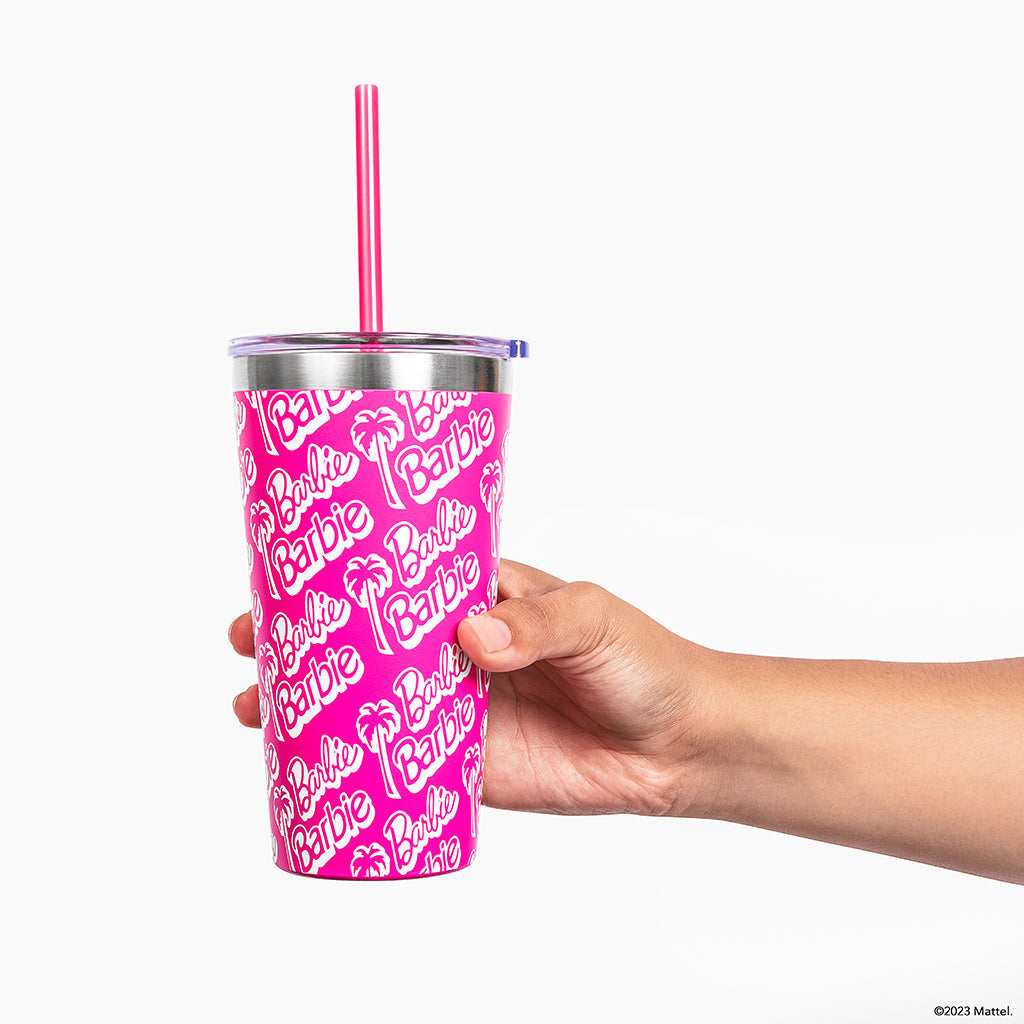 Barbie™ X Dragon Glassware® Tumbler - 16 Oz - Bình Giữ Nhiệt Thép Không Gỉ Mattel Mattel - ảnh 3 - Đồ sưu tầm