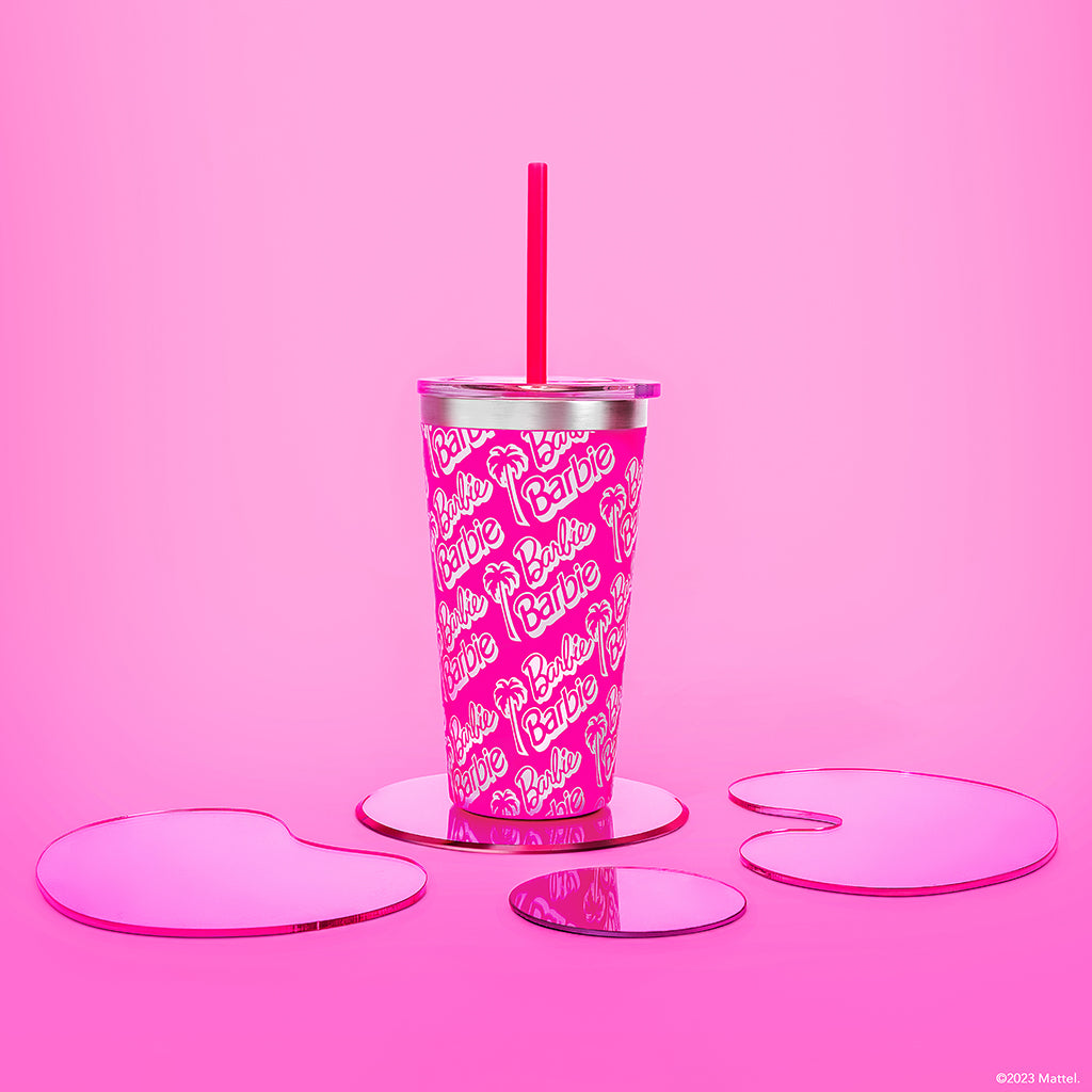 Barbie™ X Dragon Glassware® Tumbler - 16 Oz - Bình Giữ Nhiệt Thép Không Gỉ Mattel Mattel - ảnh 1 - Đồ sưu tầm