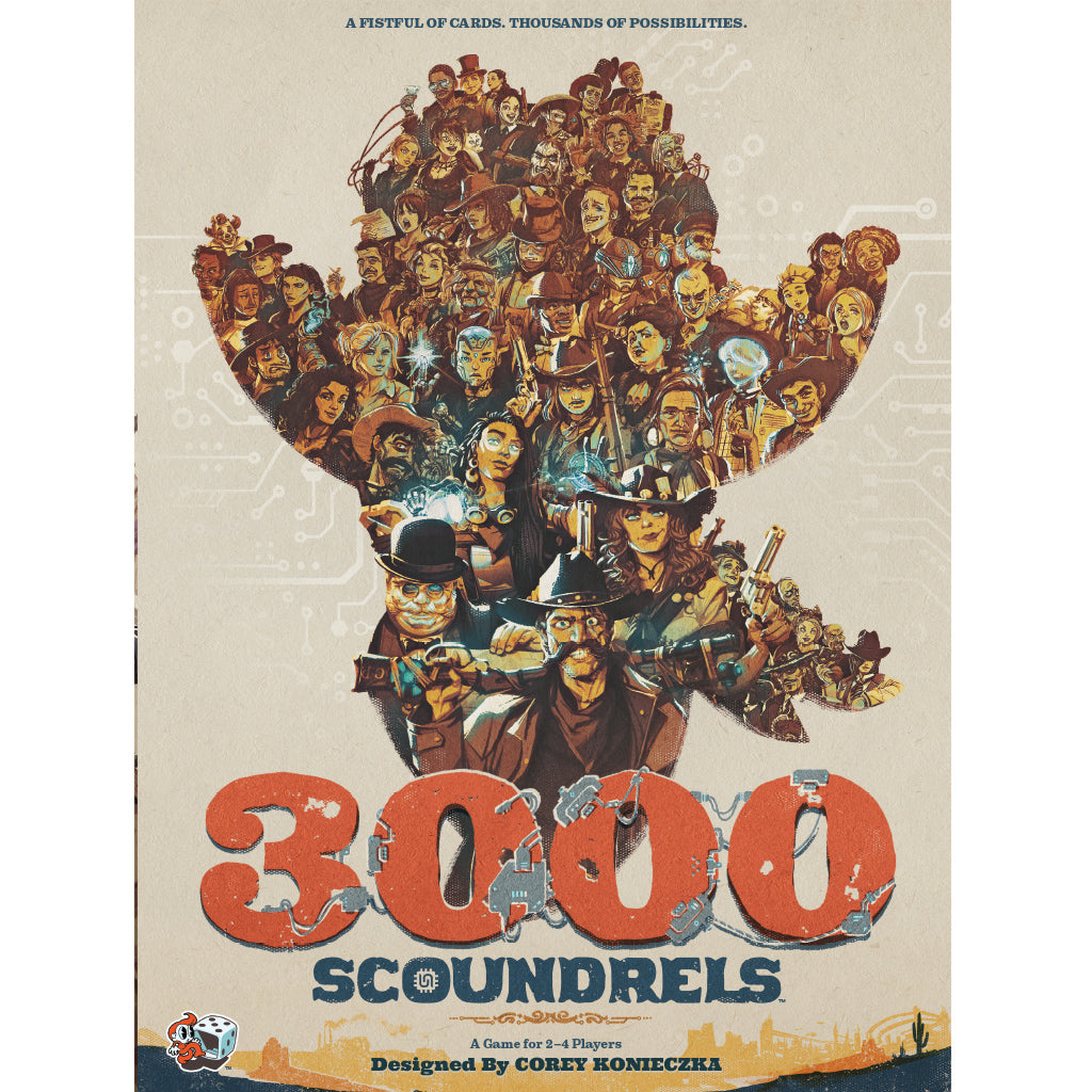 3000 Scoundrels Board Game - Trò chơi chiến thuật Viễn Tây - Unexpected Games