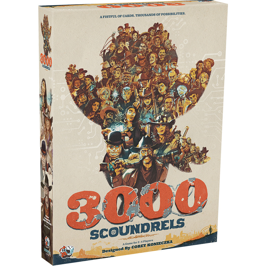 3000 Scoundrels Board Game - Trò chơi chiến thuật Viễn Tây - Unexpected Games