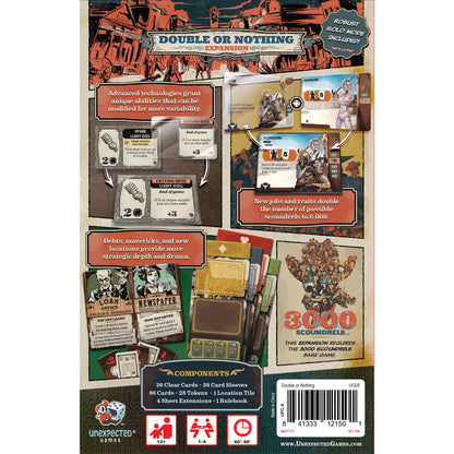 3000 Scoundrels Double or Nothing - Bản mở rộng Board Game - Unexpected Games