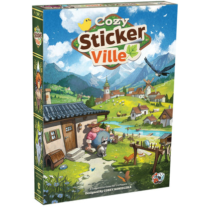 Cozy Stickerville Board Game - Trò chơi Board Game dán nhãn sáng tạo - Unexpected Games
