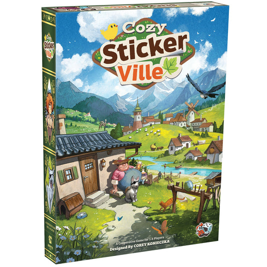 Cozy Stickerville Board Game - Trò chơi Board Game dán nhãn sáng tạo - Unexpected Games