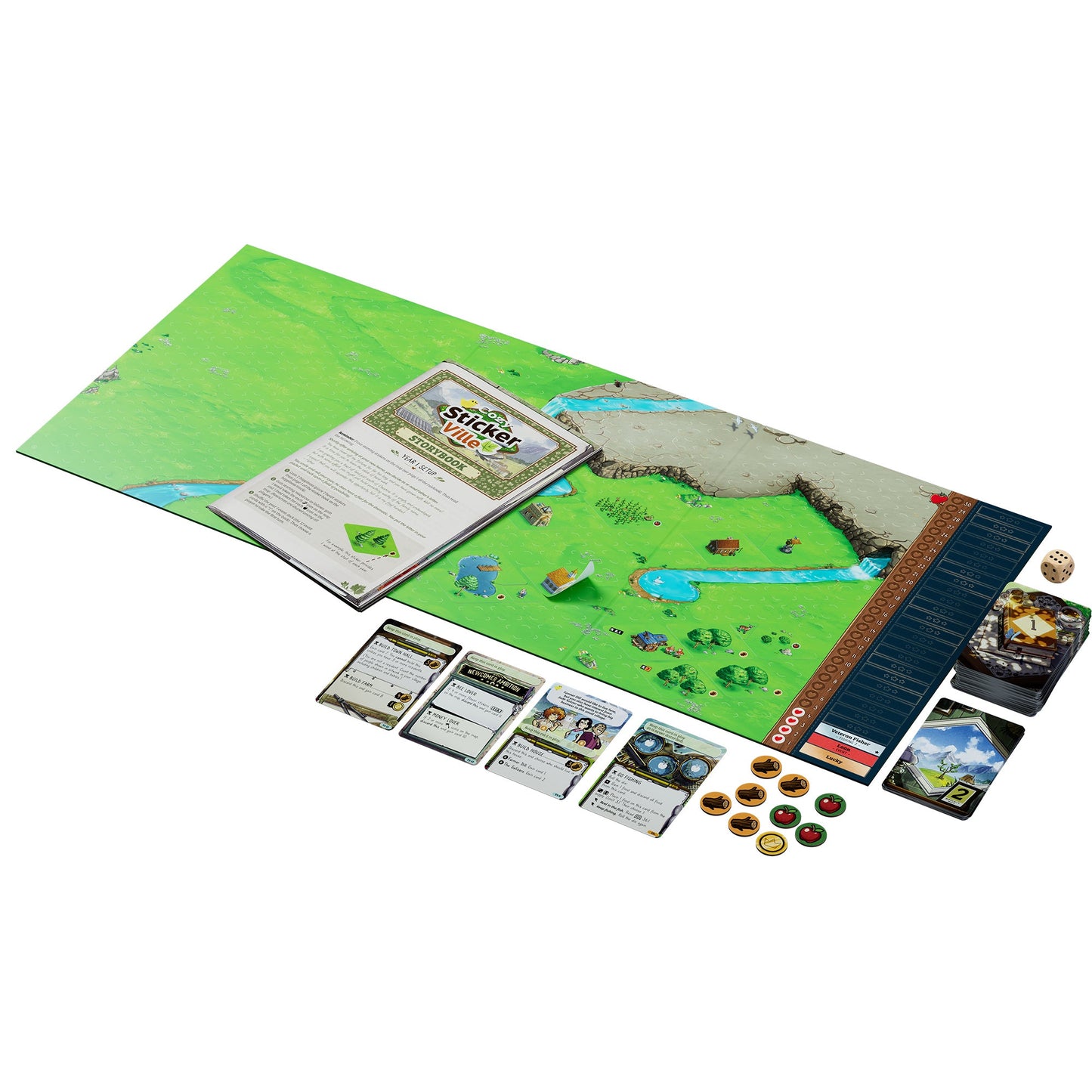 Cozy Stickerville Board Game - Trò chơi Board Game dán nhãn sáng tạo - Unexpected Games