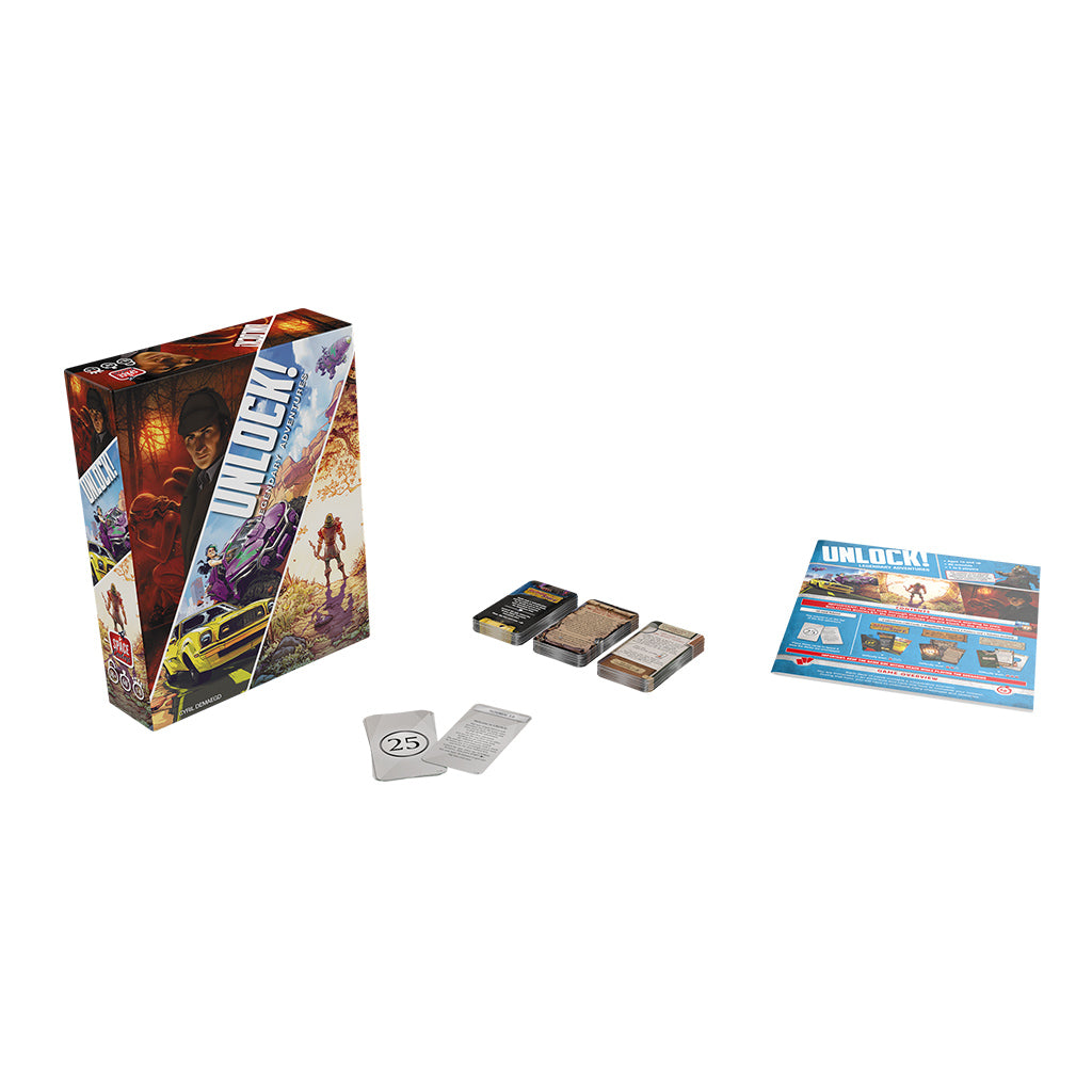 UNLOCK! Legendary Adventures - Trò chơi thẻ bài giải đố Escape Room - Space Cowboys