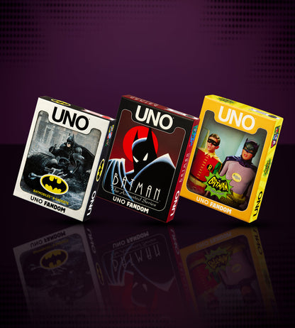 UNO Fandom Batman Classic TV Series Deck - Trò Chơi Thẻ Bài Sưu Tầm Kỷ Niệm 85 Năm - Mattel Creations