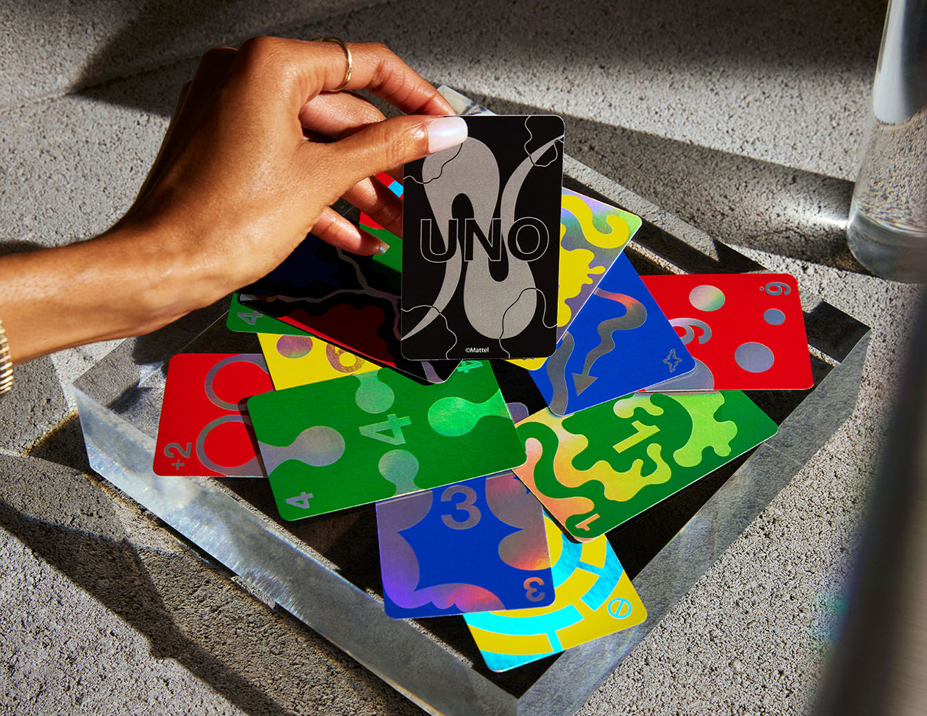 UNO x NDJOLIJEAN Card Game - Bộ Bài UNO Nghệ Thuật Phiên Bản Giới Hạn - Mattel Creations HYC81 Mattel Creations - ảnh 6 - Gam