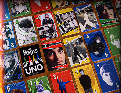 UNO Canvas The Beatles Card Game - Bộ Bài Thẻ Bài Nghệ Thuật Sưu Tầm - Mattel Mattel - ảnh 1 - Card Game