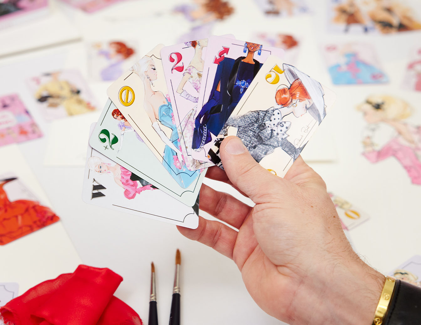 UNO Canvas Barbie Fashion Model Collection Deck - Bộ bài UNO sưu tầm phiên bản Barbie - Mattel Creations