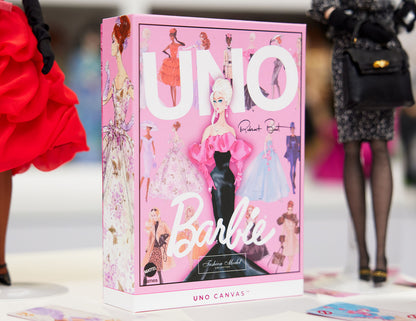 UNO Canvas Barbie Fashion Model Collection Deck - Bộ bài UNO sưu tầm phiên bản Barbie - Mattel Creations