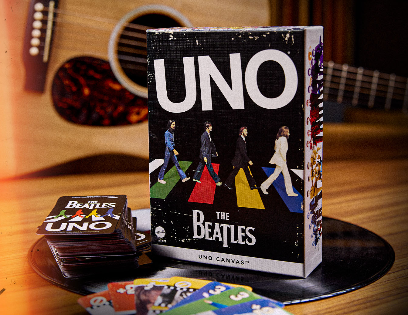 UNO Canvas The Beatles Card Game - Bộ Bài Thẻ Bài Nghệ Thuật Sưu Tầm - Mattel Mattel - ảnh 5 - Card Game
