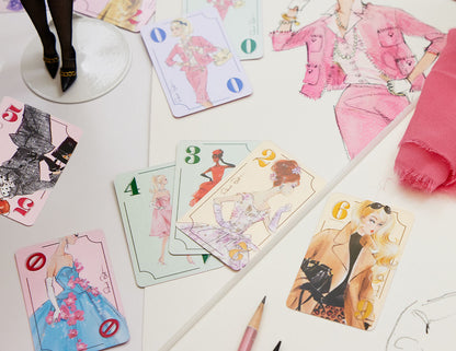 UNO Canvas Barbie Fashion Model Collection Deck - Bộ bài UNO sưu tầm phiên bản Barbie - Mattel Creations