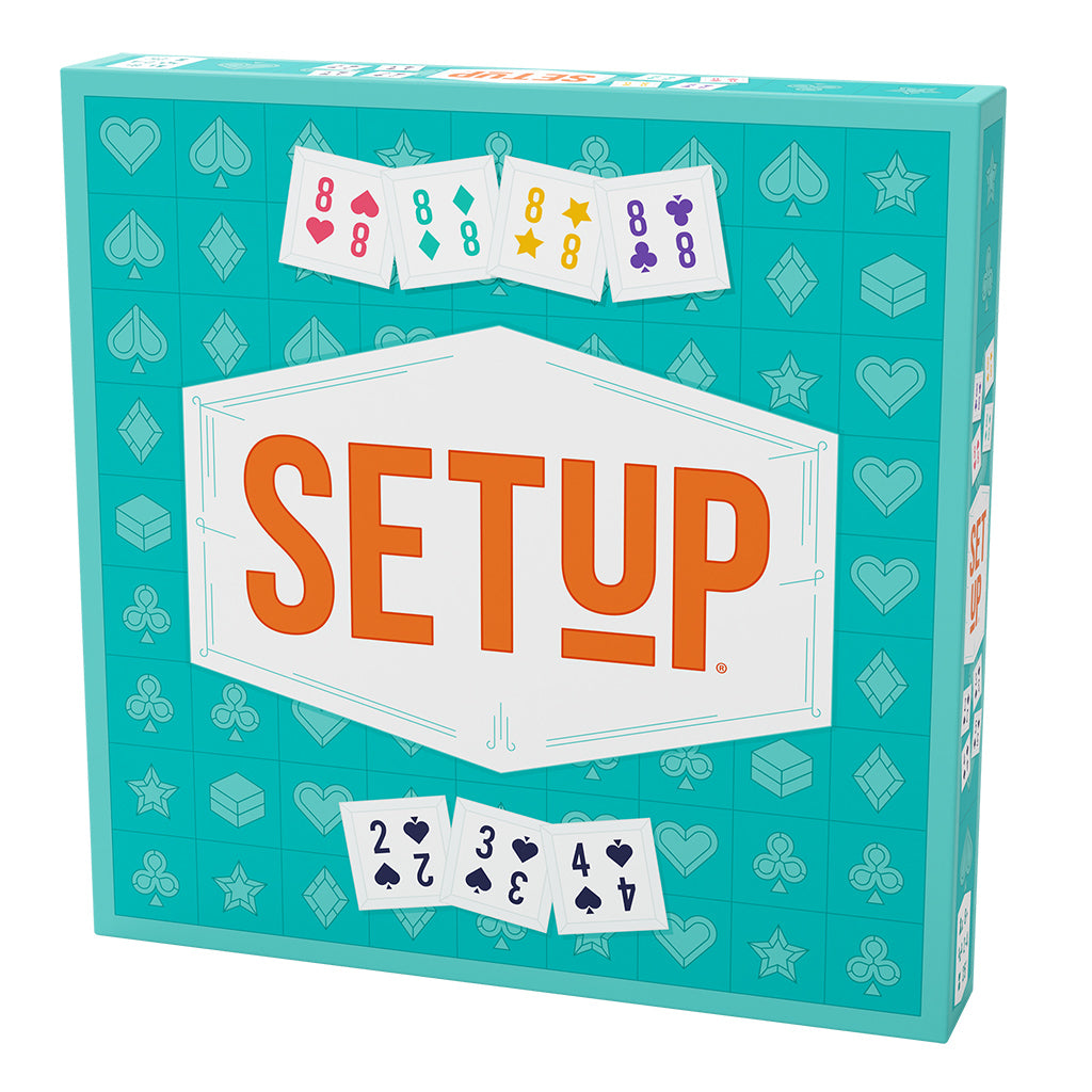 SetUp - Innovative Rummy-Style Board Game - Board Game Gia Đình Rummy Sáng Tạo Bezzerwizzer