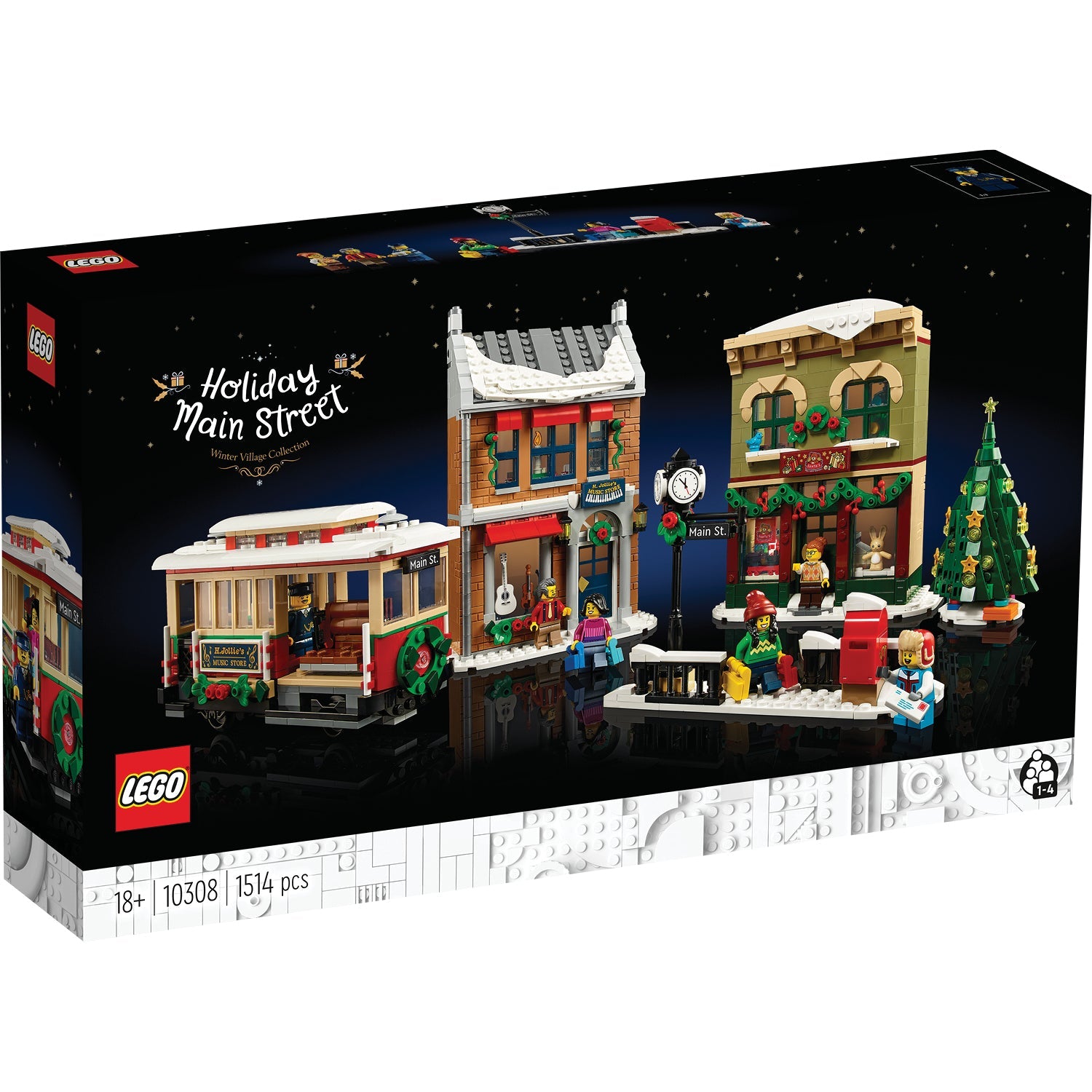 LEGO® ICONS™ Holiday Main Street - Bộ Lắp Ráp Làng Giáng Sinh - LEGO 10308 - Hình ảnh sản phẩm