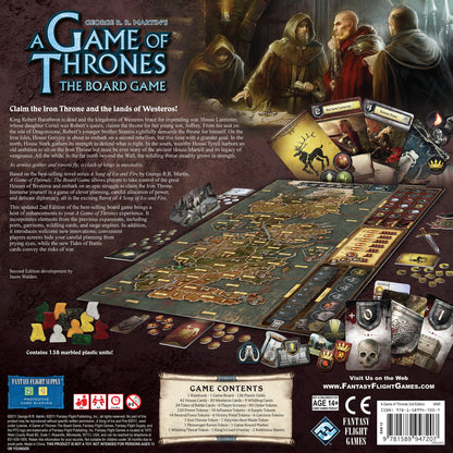 A Game of Thrones Boardgame 2nd Edition - Trò chơi bảng chiến thuật Westeros - Fantasy Flight Games
