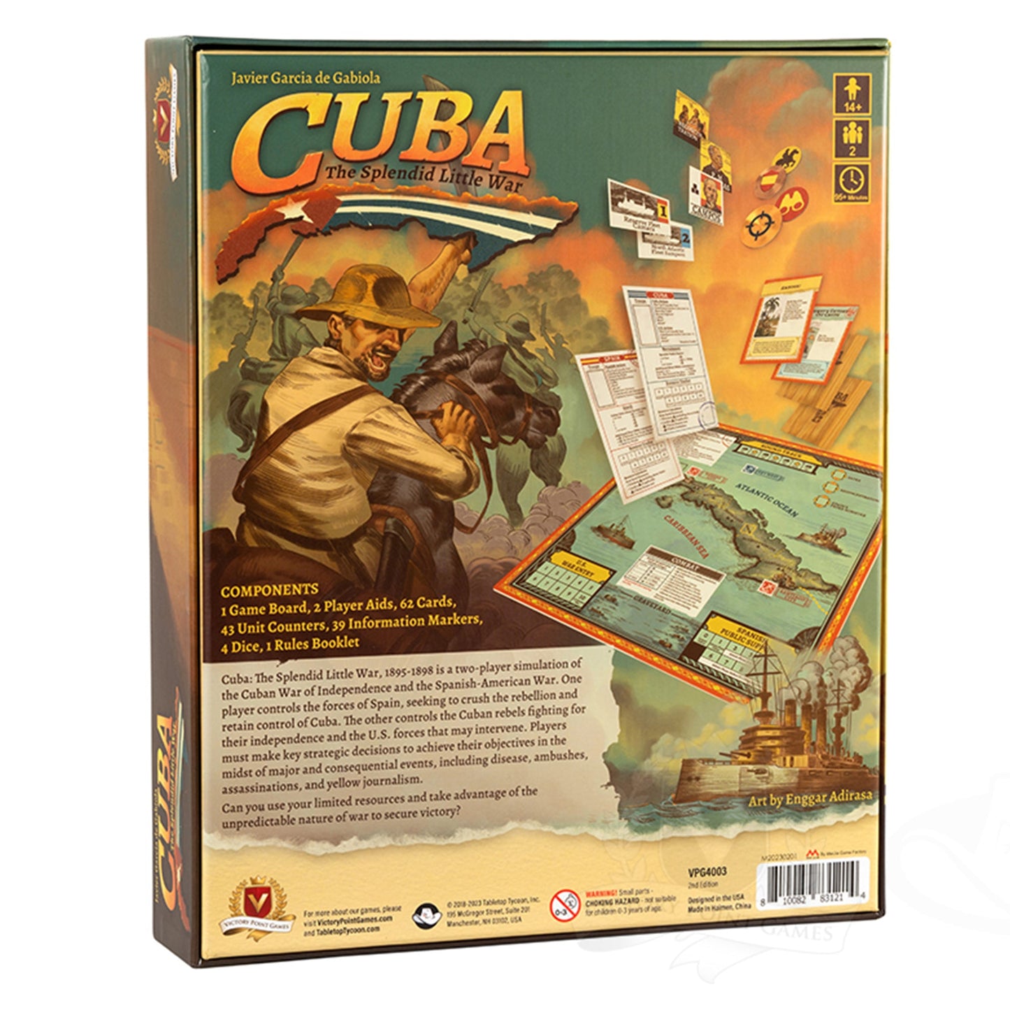 Cuba The Splendid Little War Board Game 2nd Edition - Trò chơi board game chiến thuật lịch sử - Tabletop Tycoon