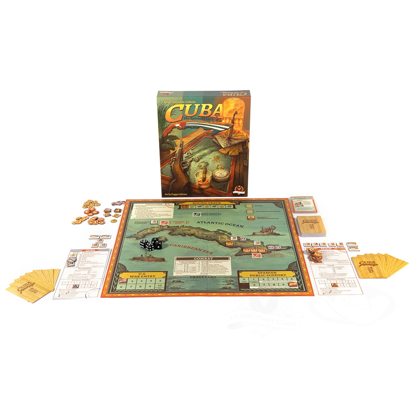 Cuba The Splendid Little War Board Game 2nd Edition - Trò chơi board game chiến thuật lịch sử - Tabletop Tycoon
