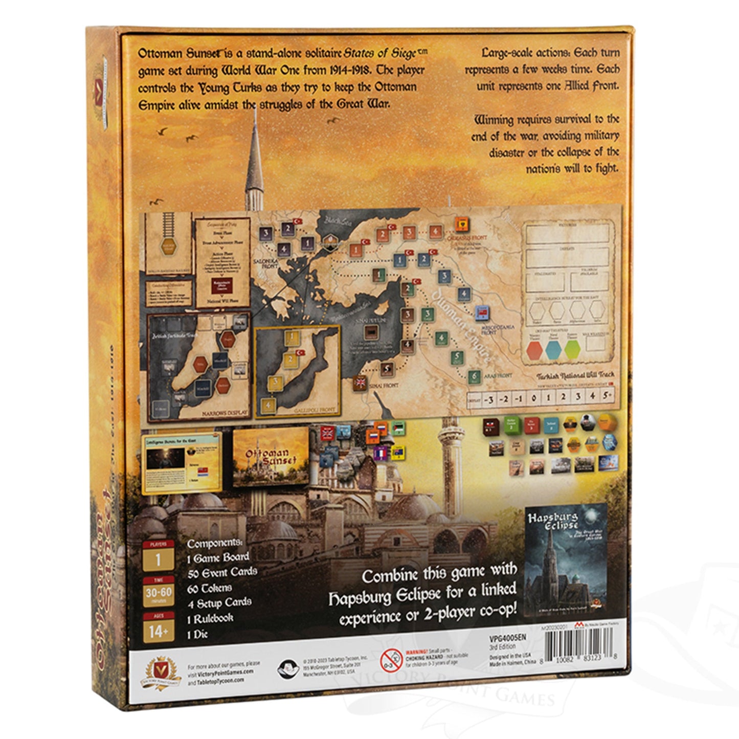 Ottoman Sunset 3rd Edition - Board Game Chiến Thuật Solitaire - Tabletop Tycoon
