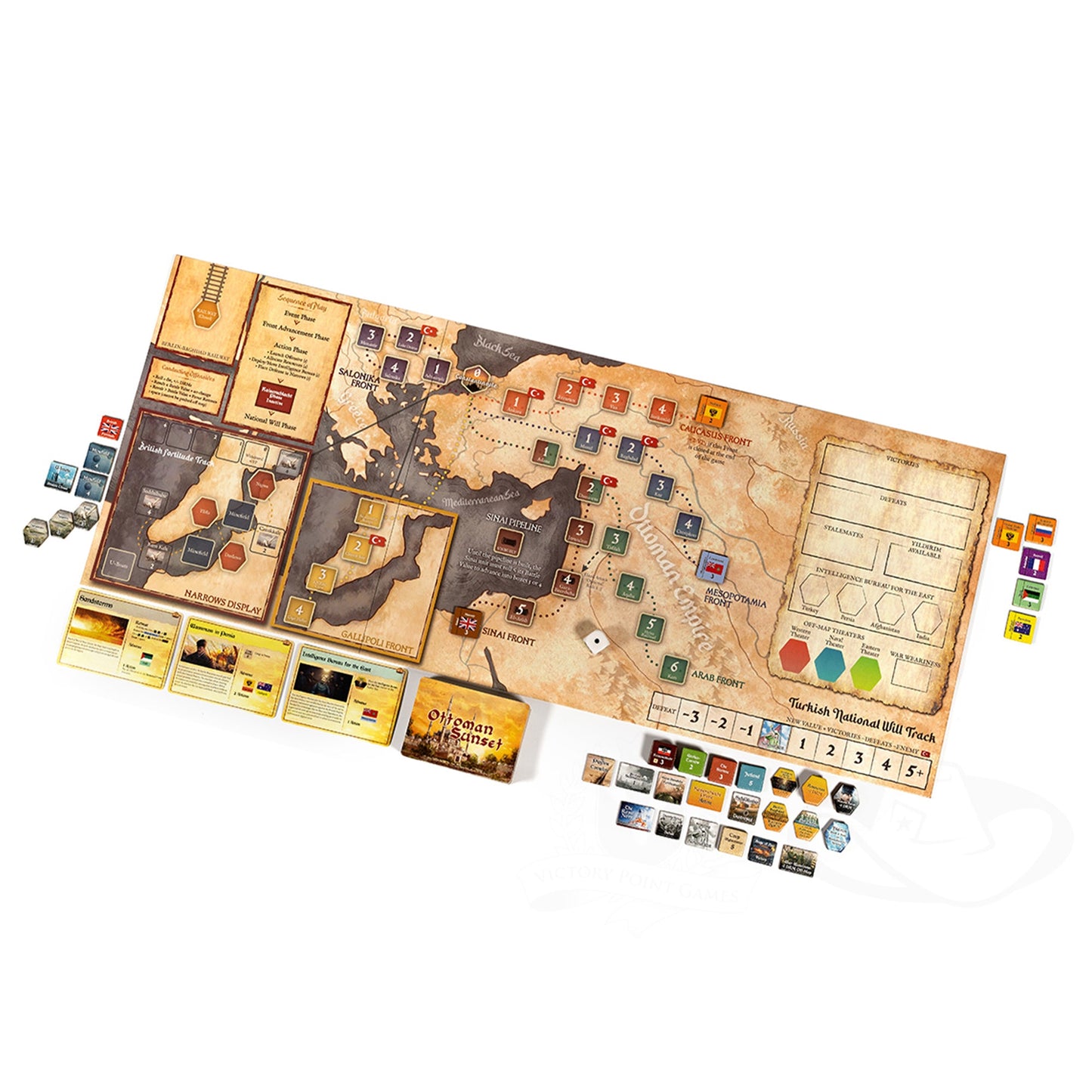 Ottoman Sunset 3rd Edition - Board Game Chiến Thuật Solitaire - Tabletop Tycoon