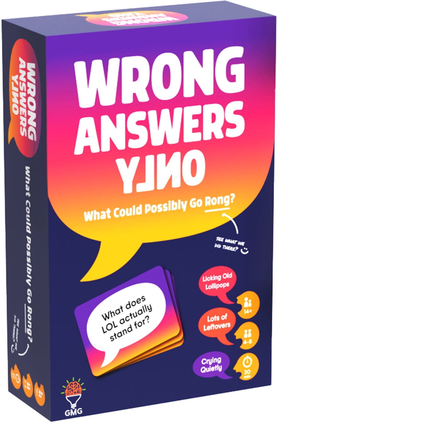 Wrong Answers Only Party Game - Trò Chơi Board Game Tiệc Tùng - Gray Matters Games
