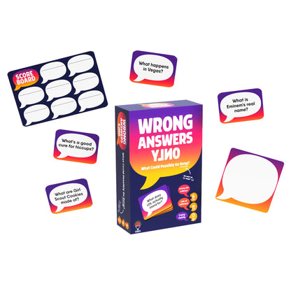 Wrong Answers Only Party Game - Trò Chơi Board Game Tiệc Tùng - Gray Matters Games