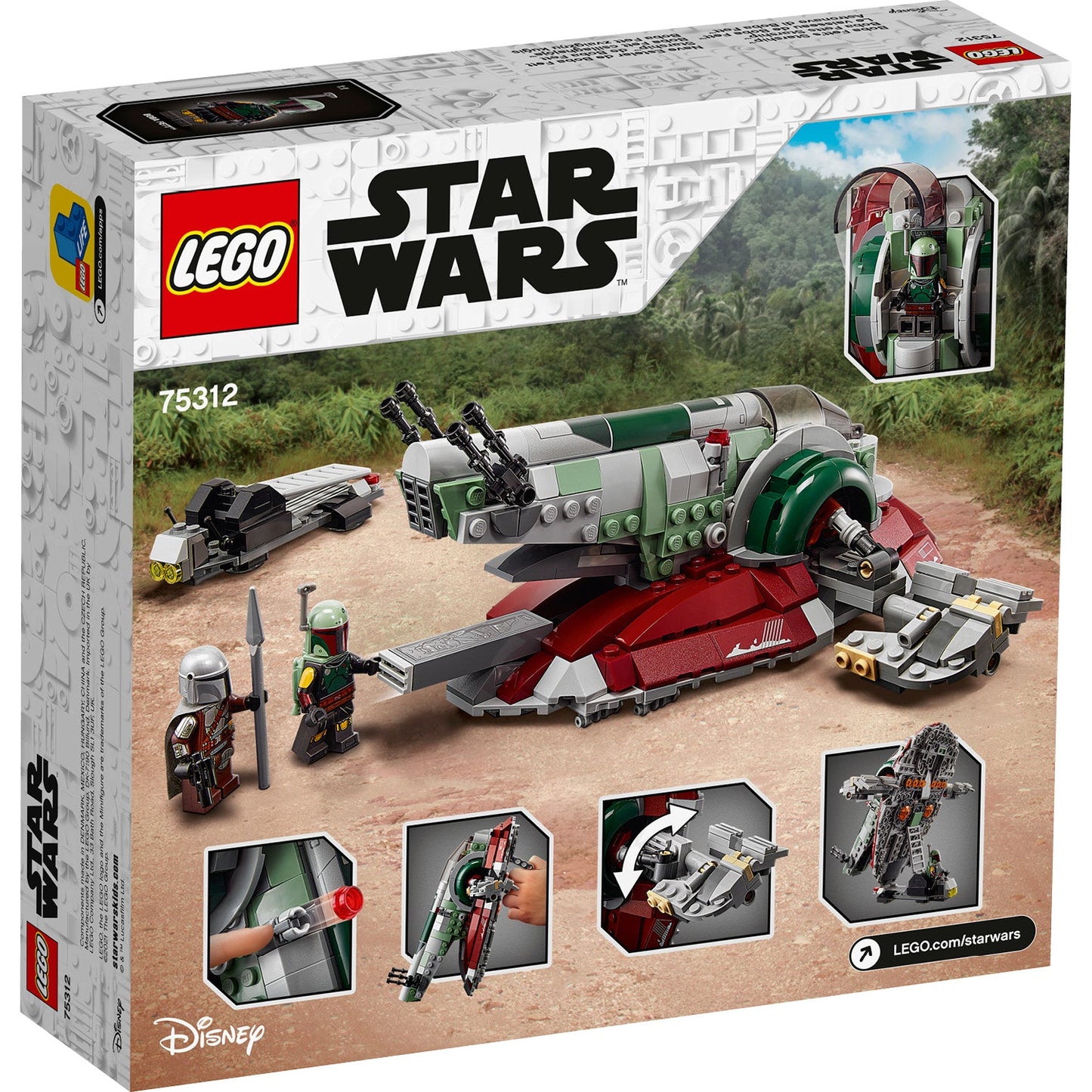 LEGO® Star Wars™ Boba Fett’s Starship™ - Mô hình Phi Thuyền 75312 - LEGO chính hãng
