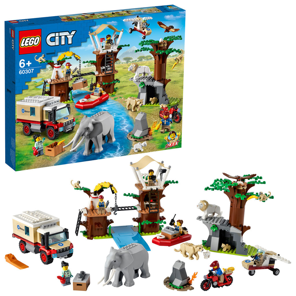 LEGO® City Wildlife Rescue Camp - Trạm Cứu Hộ Động Vật Hoang Dã - LEGO 60307 LEGO - ảnh 2 - Lego