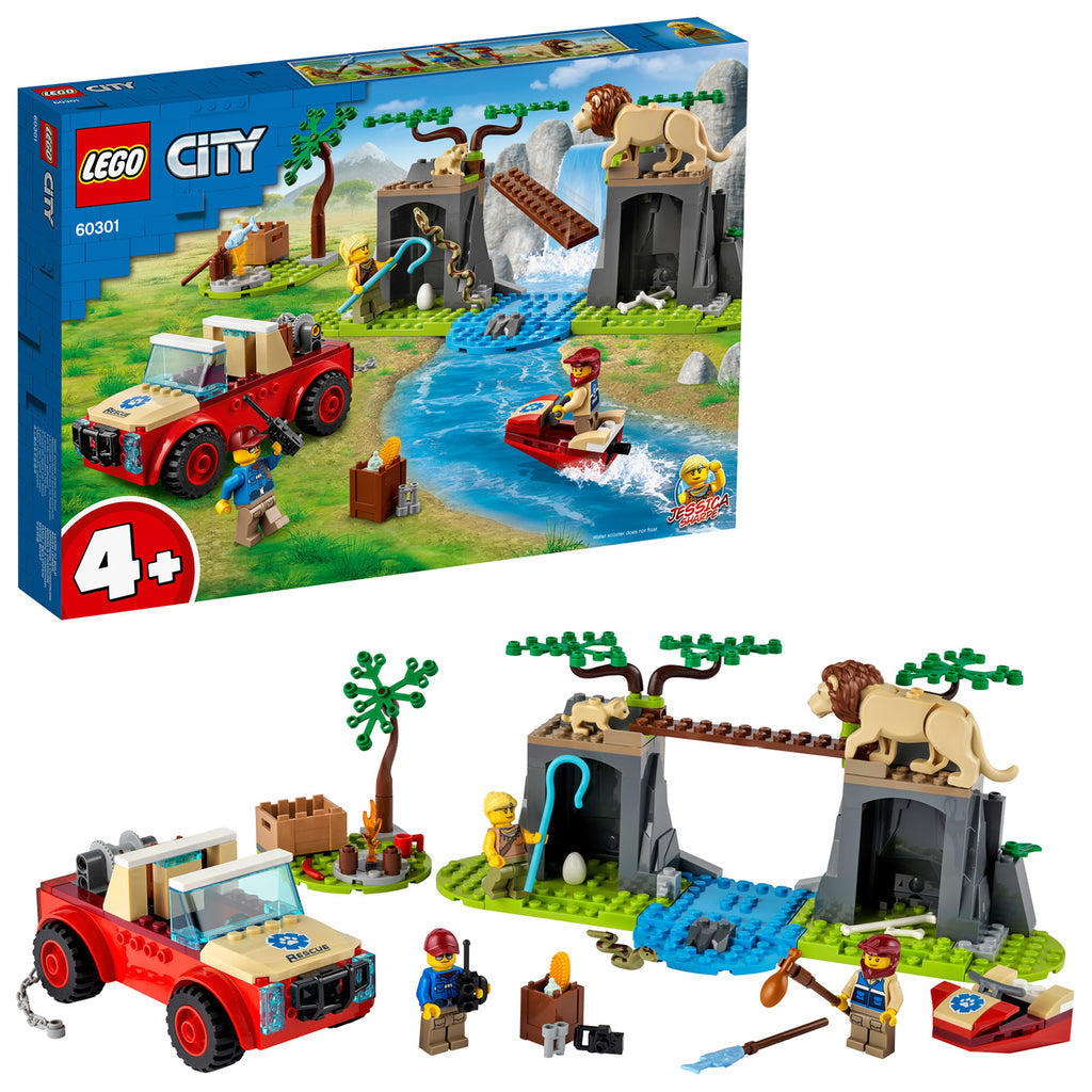 LEGO® City Wildlife Rescue Off-Roader - Xe Địa Hình Giải Cứu Động Vật - LEGO 60301 LEGO - ảnh 2 - Đồ chơi lắp ráp